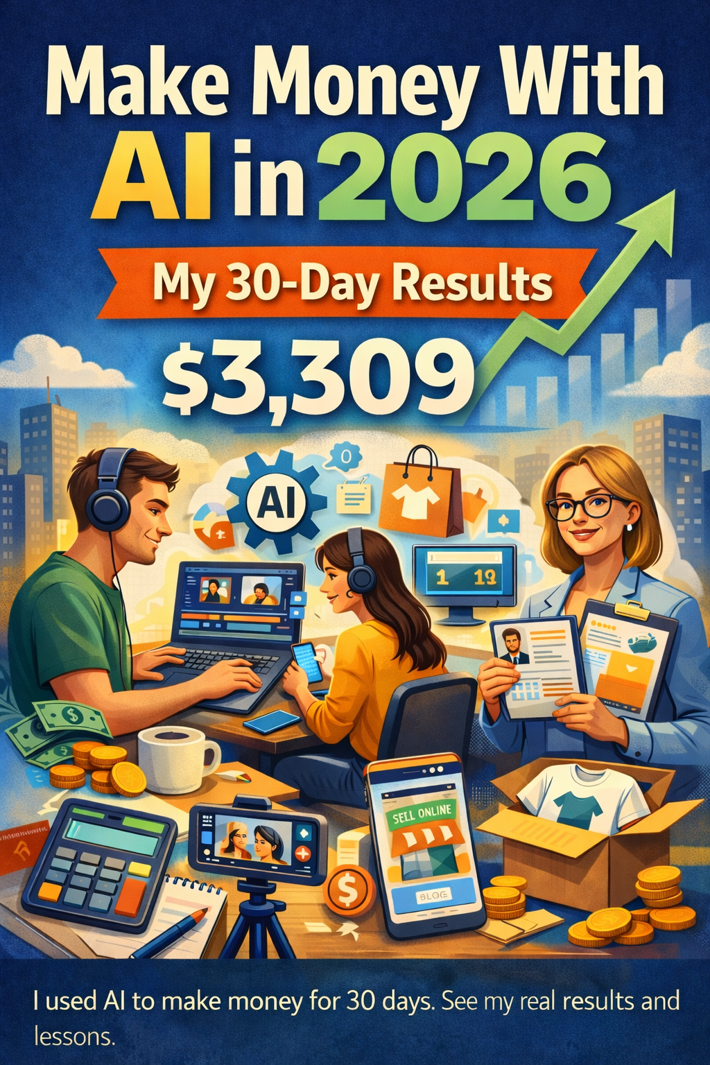 I Used AI to Make Money for 30 Days — Results (Honest 2026 Review)