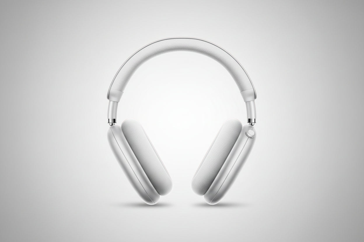 Bluetooth Wireless Over-Ear Headphones with Active Noise Cancelling, Built-In Microphone, 24H Playtime – White