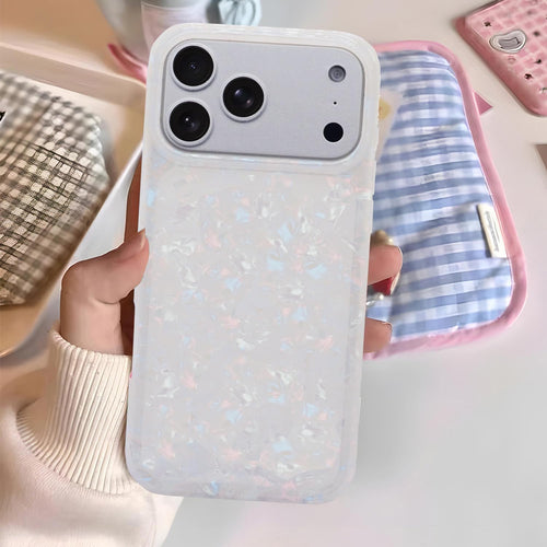 Iphone 17 Pro Case 6.3 Inch,Sparkle Opal Glitter Translucent Clear Soft Tpu Slim Fit Protective Phone Cover Case For Women Girls Colorful