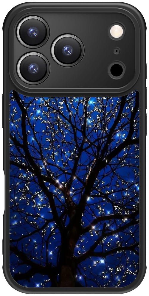 For Iphone 17 Pro Phone Case Cute - Wireless Charging & Military-Grade Protection - Trendy Wildflower Design For Women Girls, Non-Slip Translucent Matte Hard Cover - Dreamy Wishing Tree