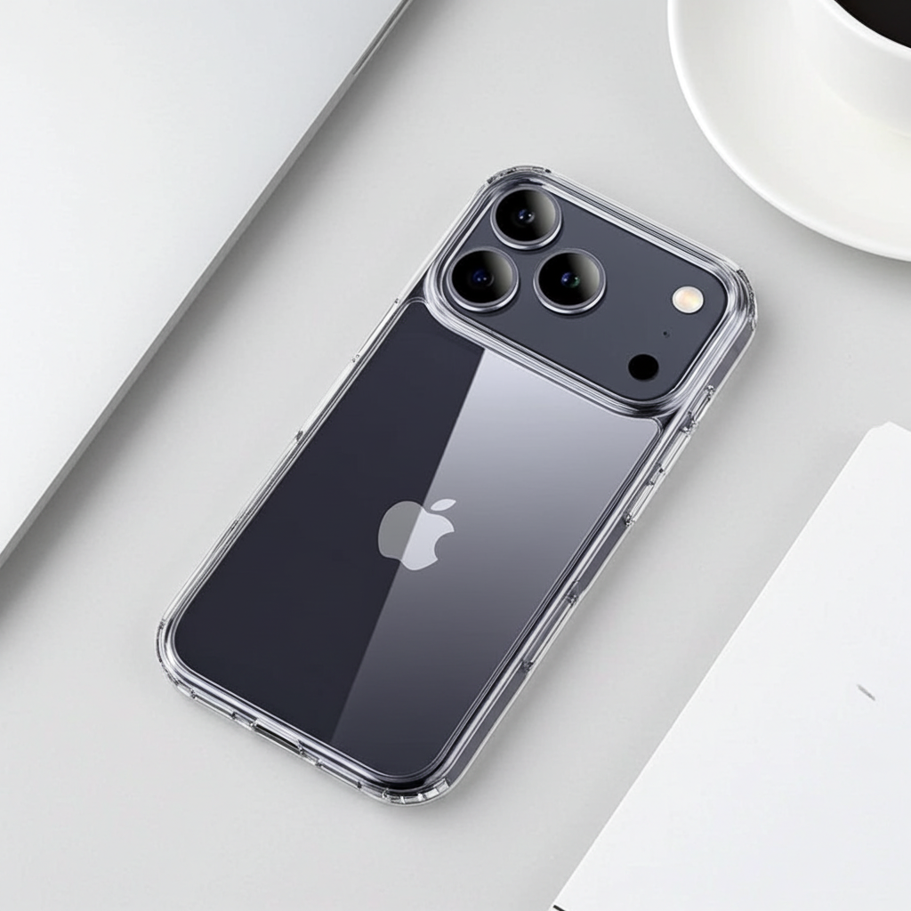 iPhone 17 Pro Ultra-Thin Clear Case, Shockproof with Military Drop Protection