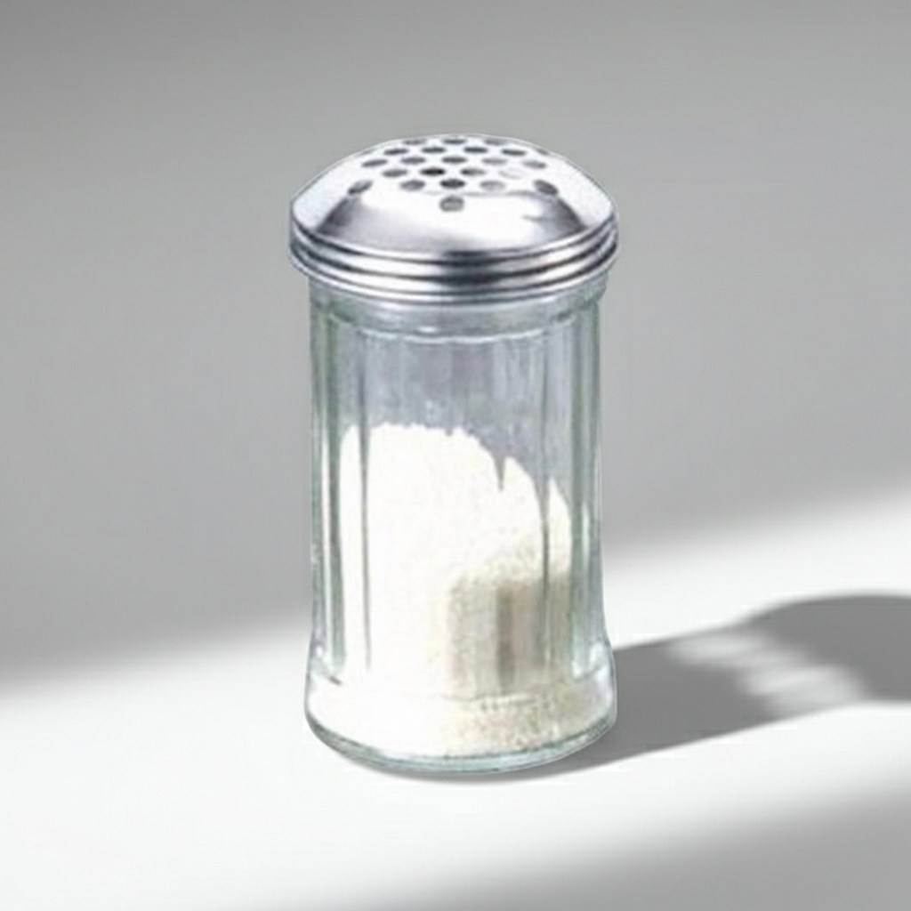 Cheese Shaker 12 oz Glass with Perforated Top