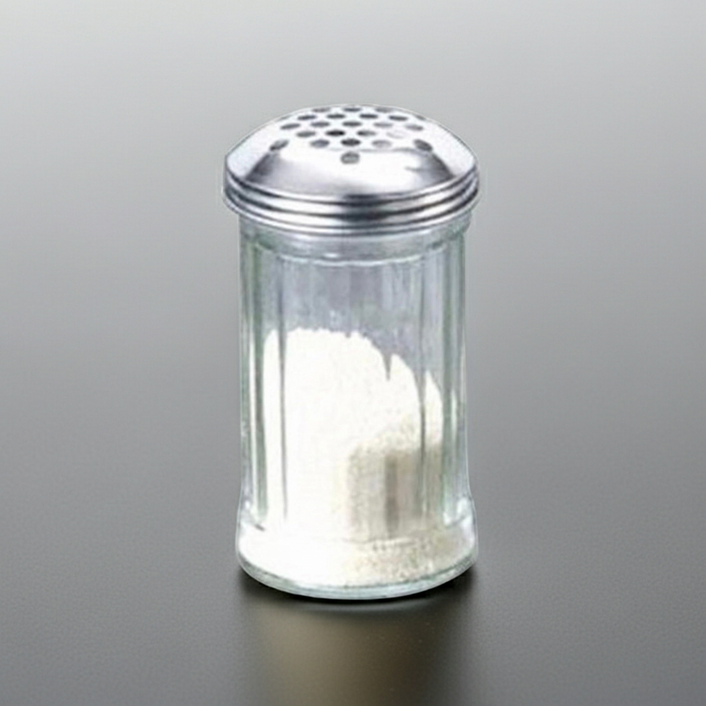 Cheese Shaker 12 oz Glass with Perforated Top