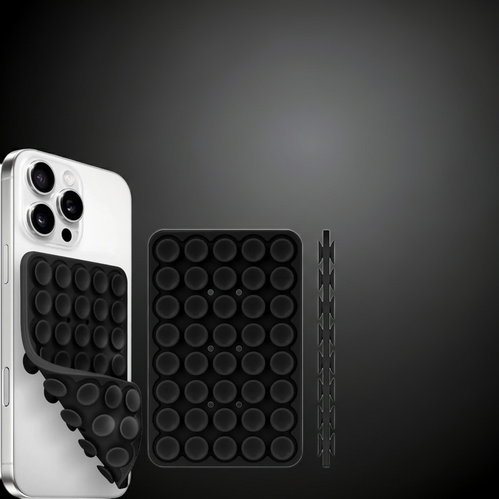 Magnetic Suction Cup Foldable Phone Holder MagSafe Compatible Phones Car Mount