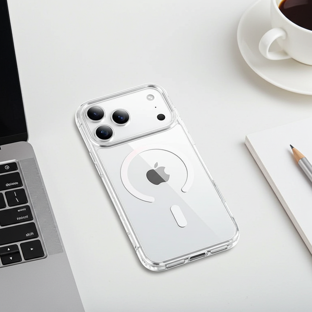 iPhone 17 Pro Case – MagSafe Compatible, Shockproof, Crystal Clear